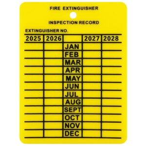 fire extinguisher tags